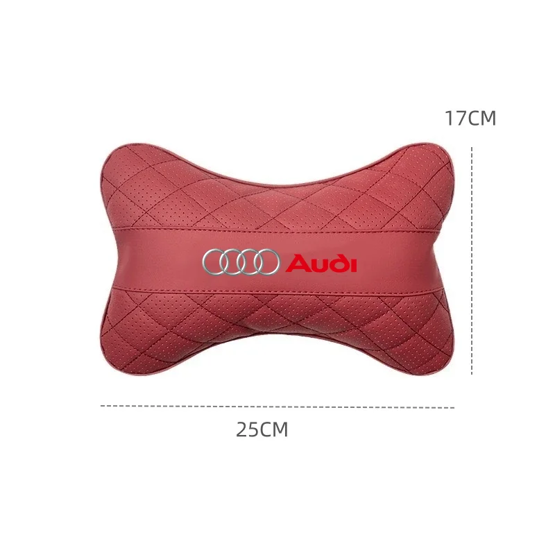 سيارة مسند الرأس غطاء رغوة الذاكرة غطاء مقعد السيارات رئيس الرقبة الراحة وسادة لأودي S5 S6 S7 S4 S8 TT TTS A4 B8 A3 B6 A6 C7 C6 B7 Q5 #6
