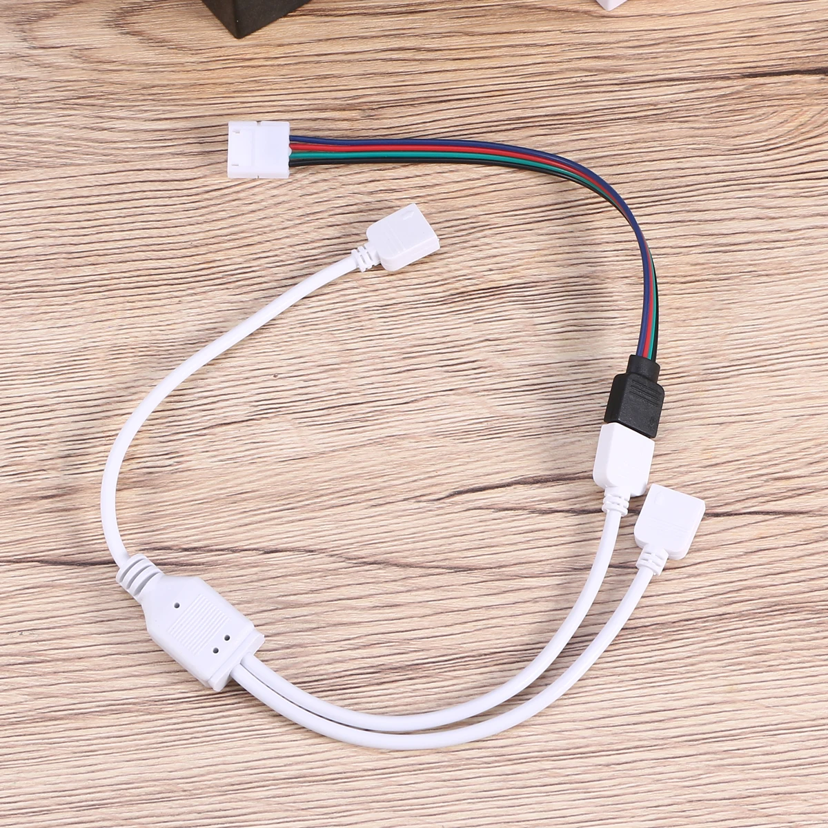 10mm LED Strip Connector Premium Material Easy Install Weld Free Decoration Lighting Cable Clamp for Strip