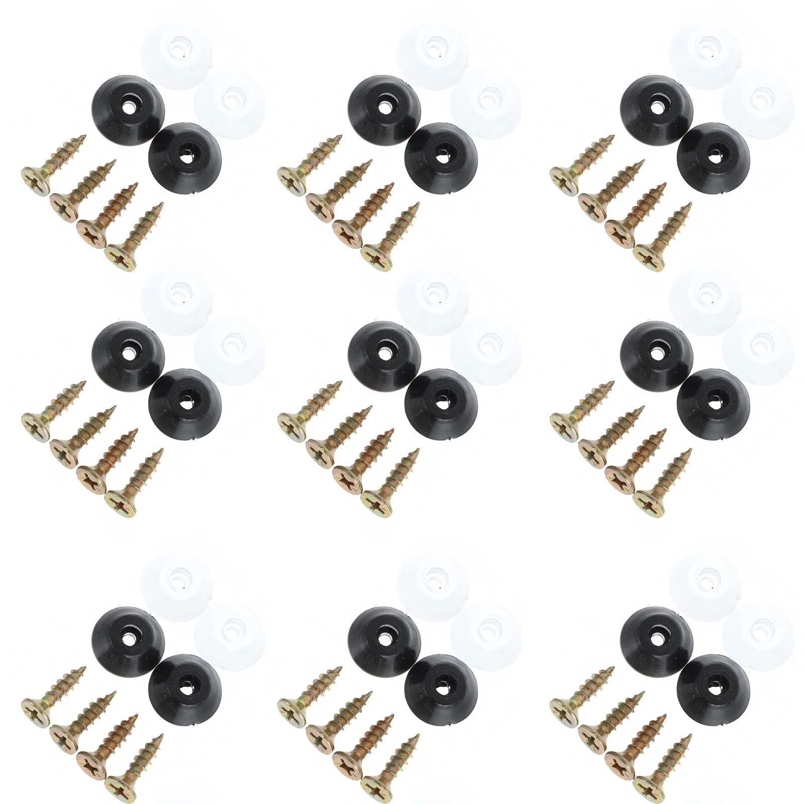 

100Pcs Round Furniture Pads Strong Grippers for Chairs Sofas Couches No Damage Furniture Feet Pad Chair Feet Pad