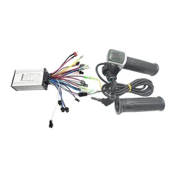 Electric Bike/Bicycle E-bike E-scooter Brushless Controller 36V 48V 350W 15A with Twist Thumb Throttle