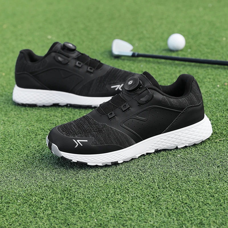 

2026 Trend Cool Man Golf Sneakers Outdoor Lawn Golf Shoes For Man Comfortable Walking Shoe Professional Walking Shoes Men