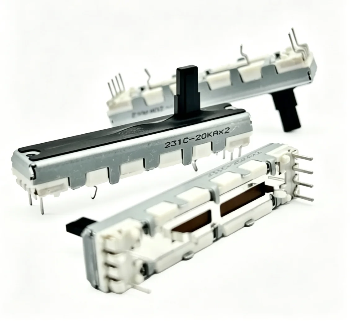 Professional tape recorder dedicated QT94 ALPS RS30112A45MM dual gang potentiometer 20KA shaft length 10MM dustproof 1pcs