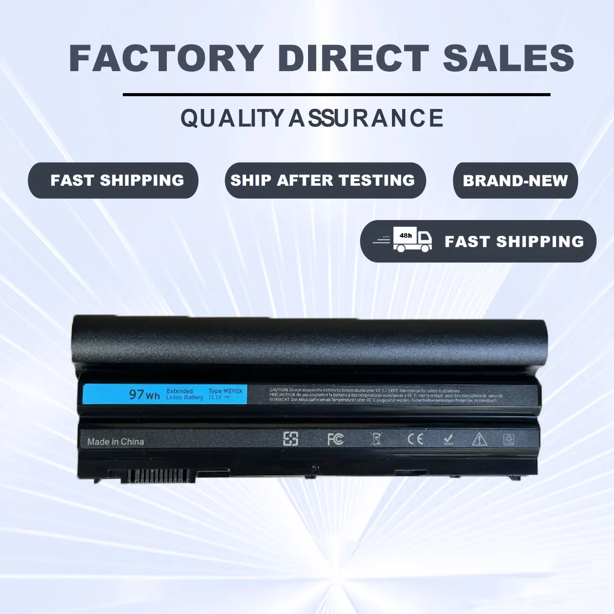 

DXT NEW Laptop Battery M5Y0X 71R31 8858X T54FJ 04NW9 Laptop Battery For Dell Latitude E6420 E6520 E5420 E5520 E5430 Inspiron 14R