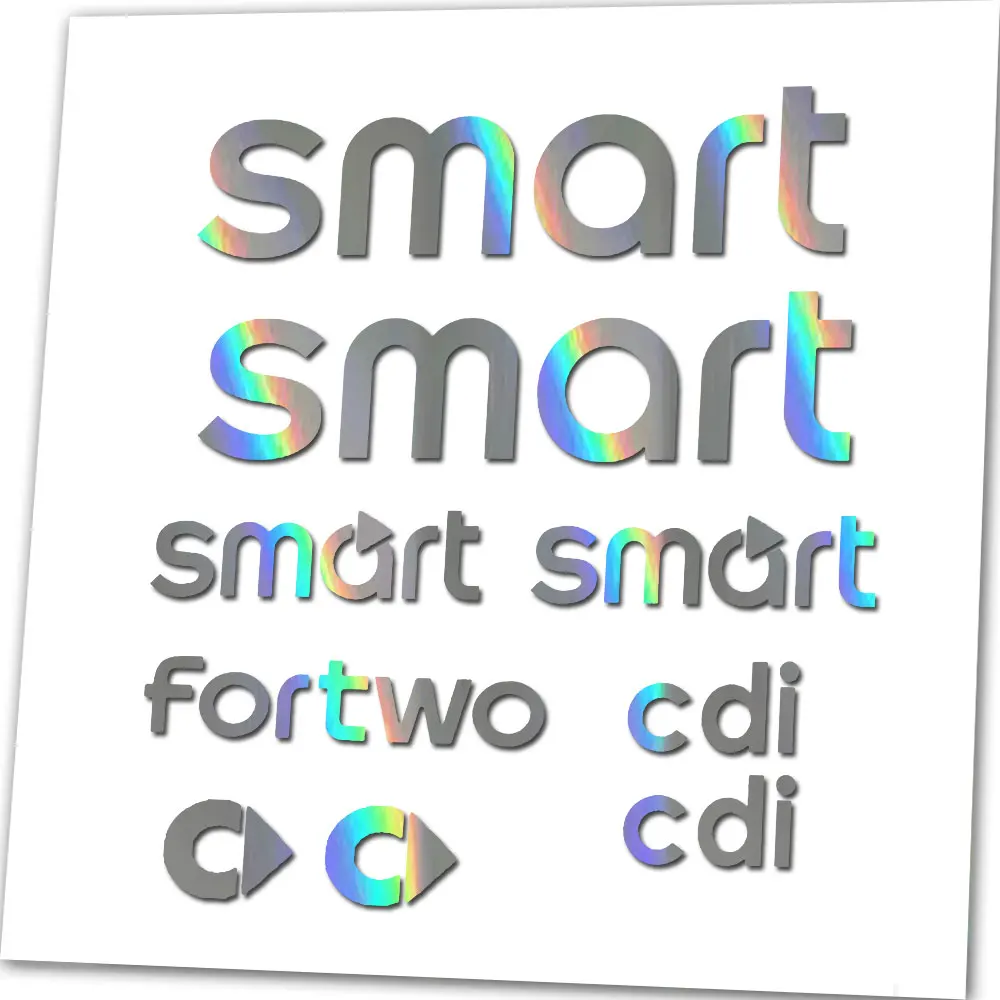Pegatinas para coche inteligente fortwo forfour CDI, calcomanías con logotipo, kit de pegatinas para mercedes