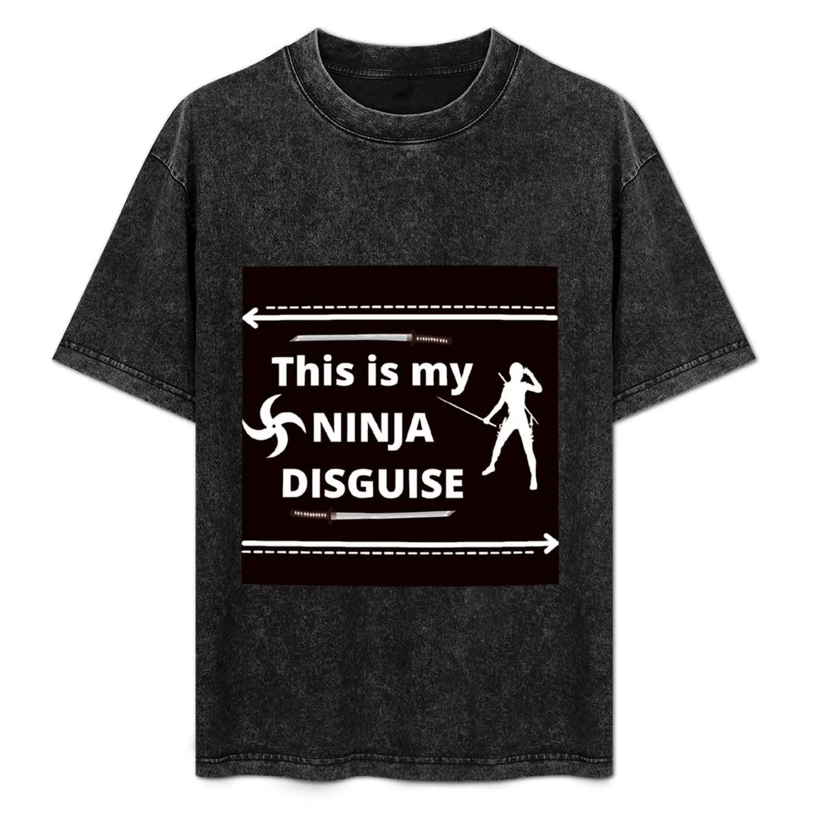 

Mens Ask me about my ninja DISGUISE flip t shirt T-Shirt shirts graphic mens t shirt