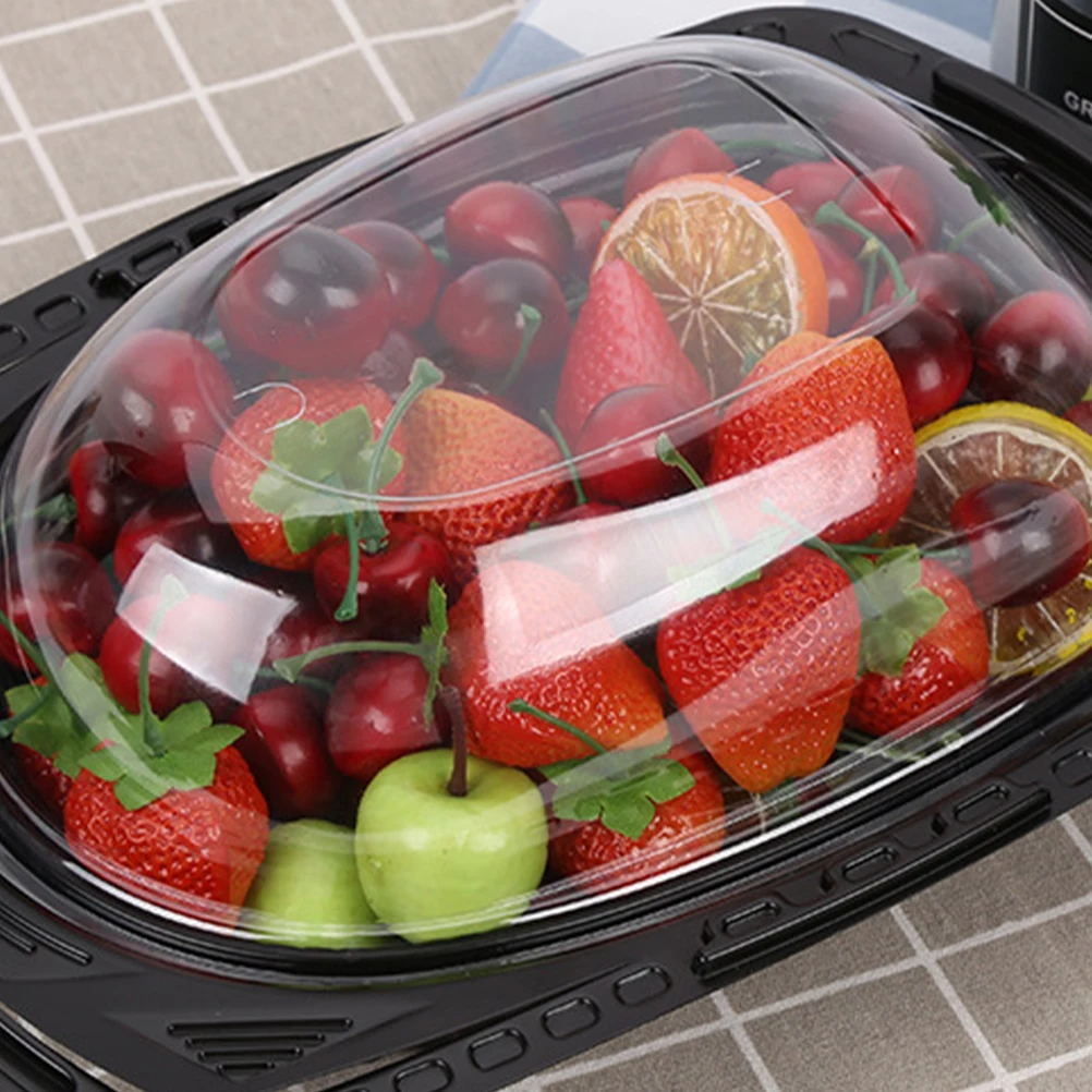 

5 PCS Handle Packaging Box Handheld Food Containers Roasted Turkey Meal Prep Sushi