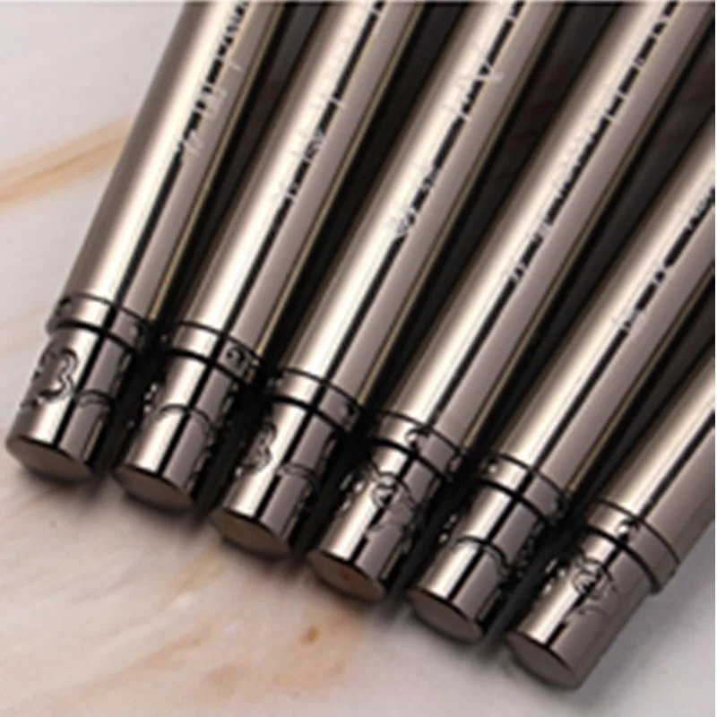 1/6 قطعة مزدوجة رئيس فرشاة الأظافر بطانة فرشاة اللوحة القلم فرشاة جل كريستال مسمار الفن مانيكير #1