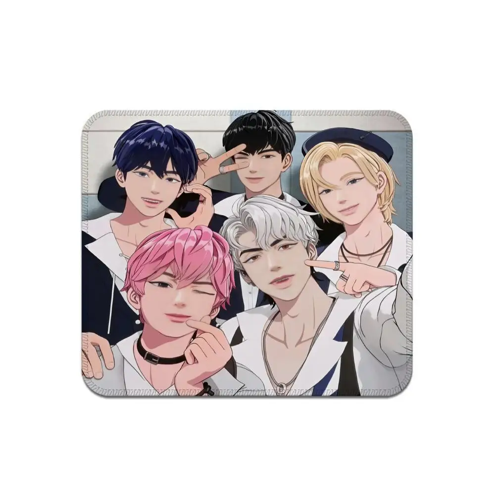 

PLAVE-band Mouse Pad Offices Accessories Gaming Small Mousepad Desk Mat Office Rug Gamer Mats Anime Gadgets Computer Mause