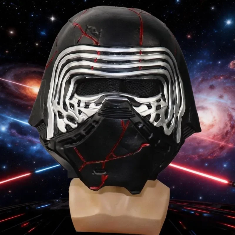 Nuevo Casco de Kylo Ren de Star Wars para Cosplay, Máscara de PVC de El Ascenso de Skywalker, Accesorios para Disfraces, Regalo para Fiestas de Halloween