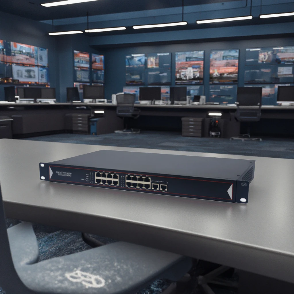 10/100/1000M 16 Port PoE Switc - Power Over Ethernet ulasan dan harga