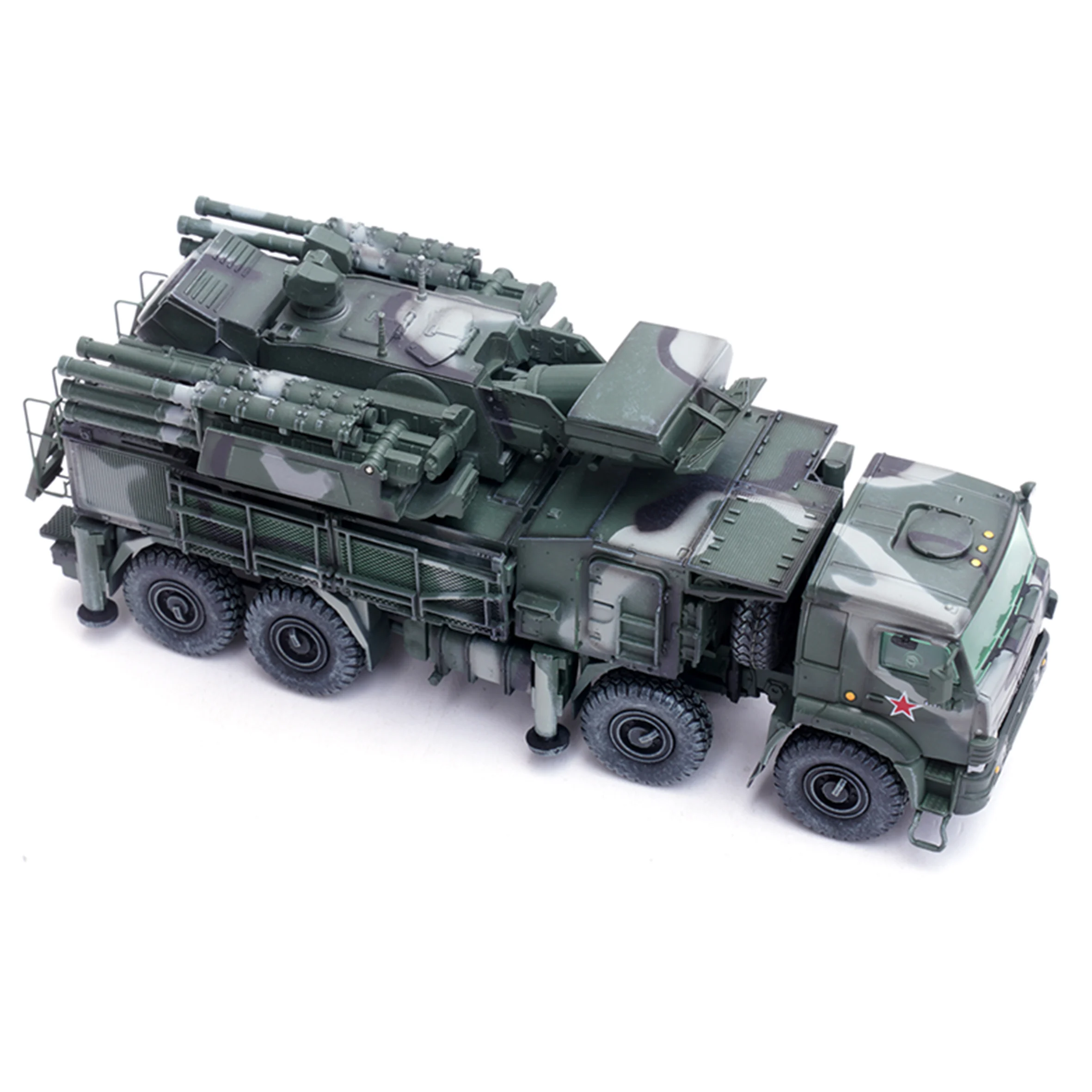 1/72 P12216PA Russian SI 96K6 anti-aircraft missile launch vehicle model three color coating Finished product collection model