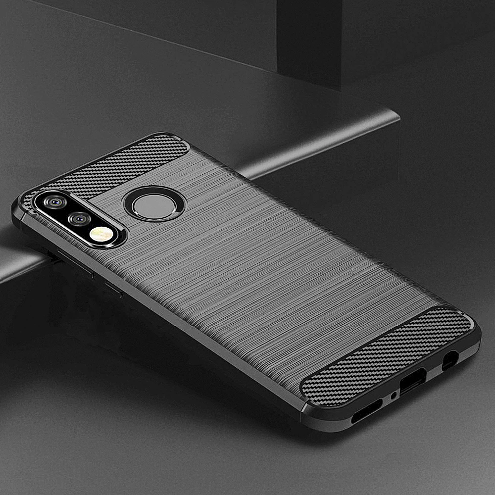 Case For Huawei Honor 9X X7 X8 5G X6 20 Pro 30i 10i 8S 8A Prime 20E 10 8X 9C 9S P30 P40 Lite E Carbon Fiber Case Silicone Cover