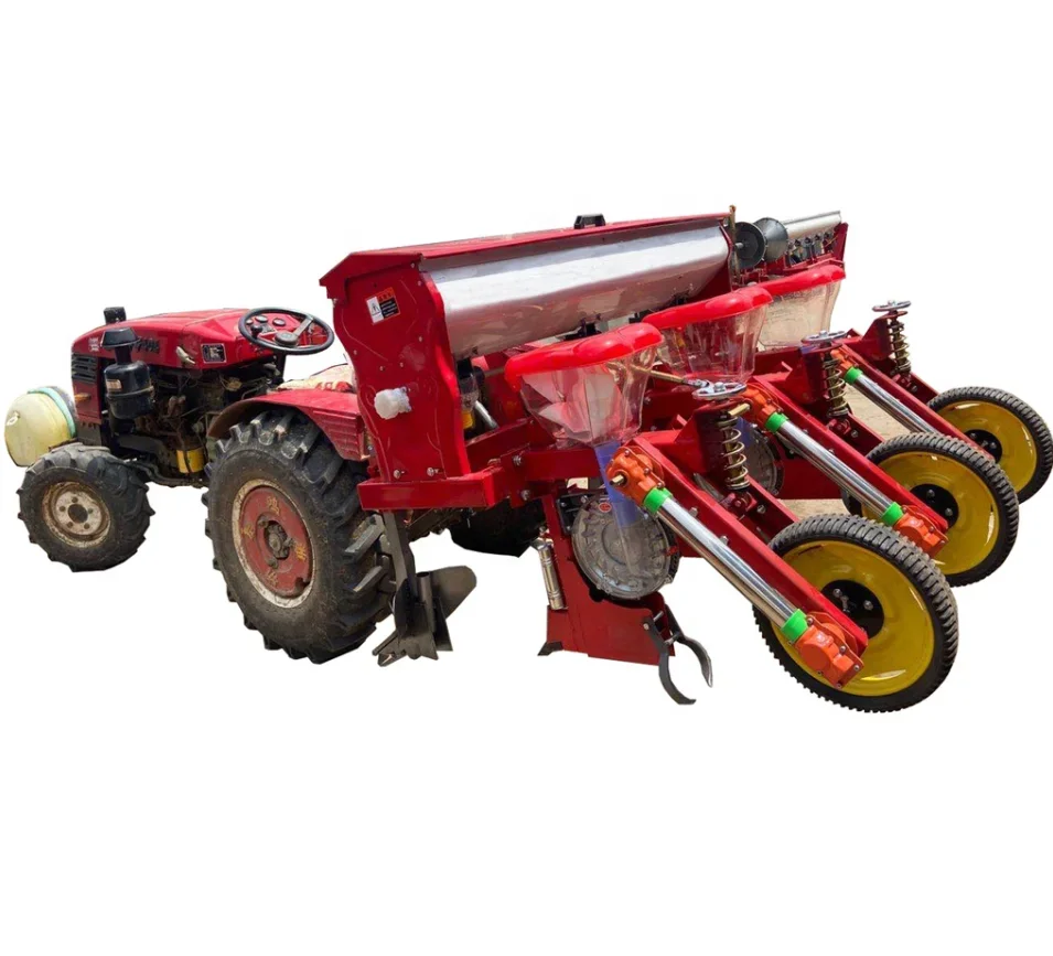 Shidi Brand No-till 3 Lines Corn Sowing Machine Finger Type  Maize Seeding Machine Working With 4 wheel Tractor