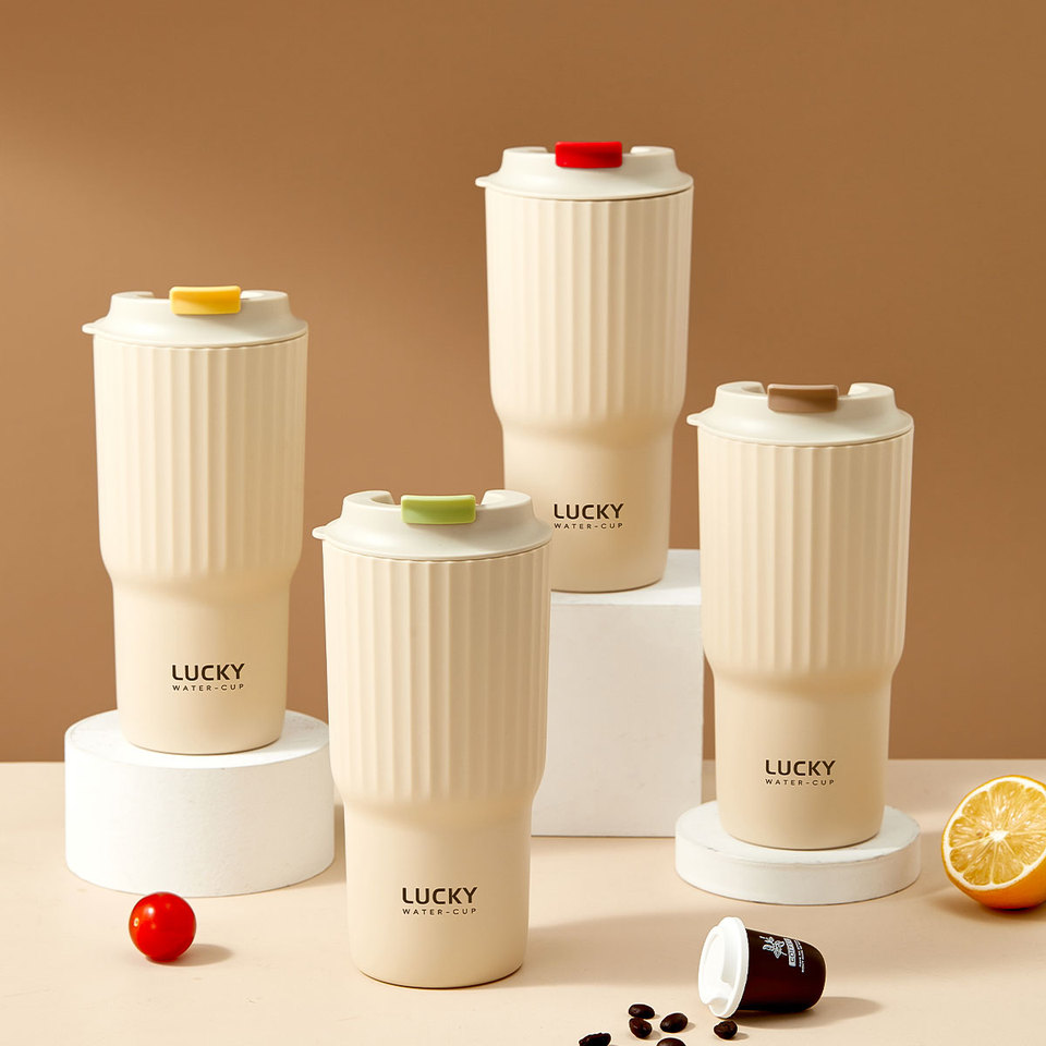 WORTHBUY 650Ml Portable Sport Water Bottles Large Capacity Heat-Resistant Plastic Cups Reusable Tea Milk Coffee Cup Mug Drinkwar