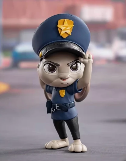 فيلم Zootopia الحيوانات أرنب جودي هوبس الثعلب نيك وايلد غاري ثعبان سيارة مكتب الديكور الشكل لعب لعيد ميلاد عيد الميلاد عيد الميلاد