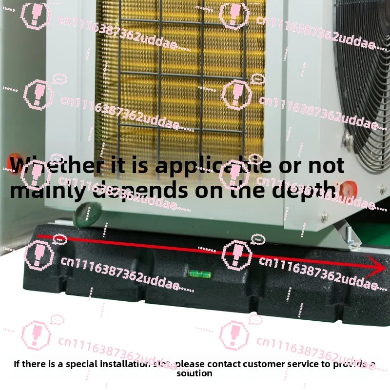 Air Conditioner External Unit Shock Absorber Pad Central Air Conditioner Floor Rubber Base Heat Pump HVAC Foot Pad Shock
