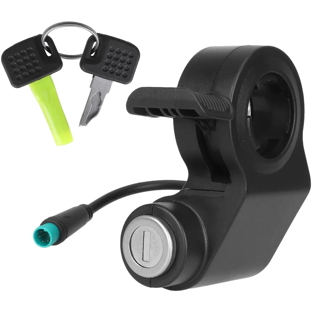 Throttle Lock With Key For Kukirin G2 Pro Electric Scooter Acceleration Switch Security Anti Theft Accessory Black ABS