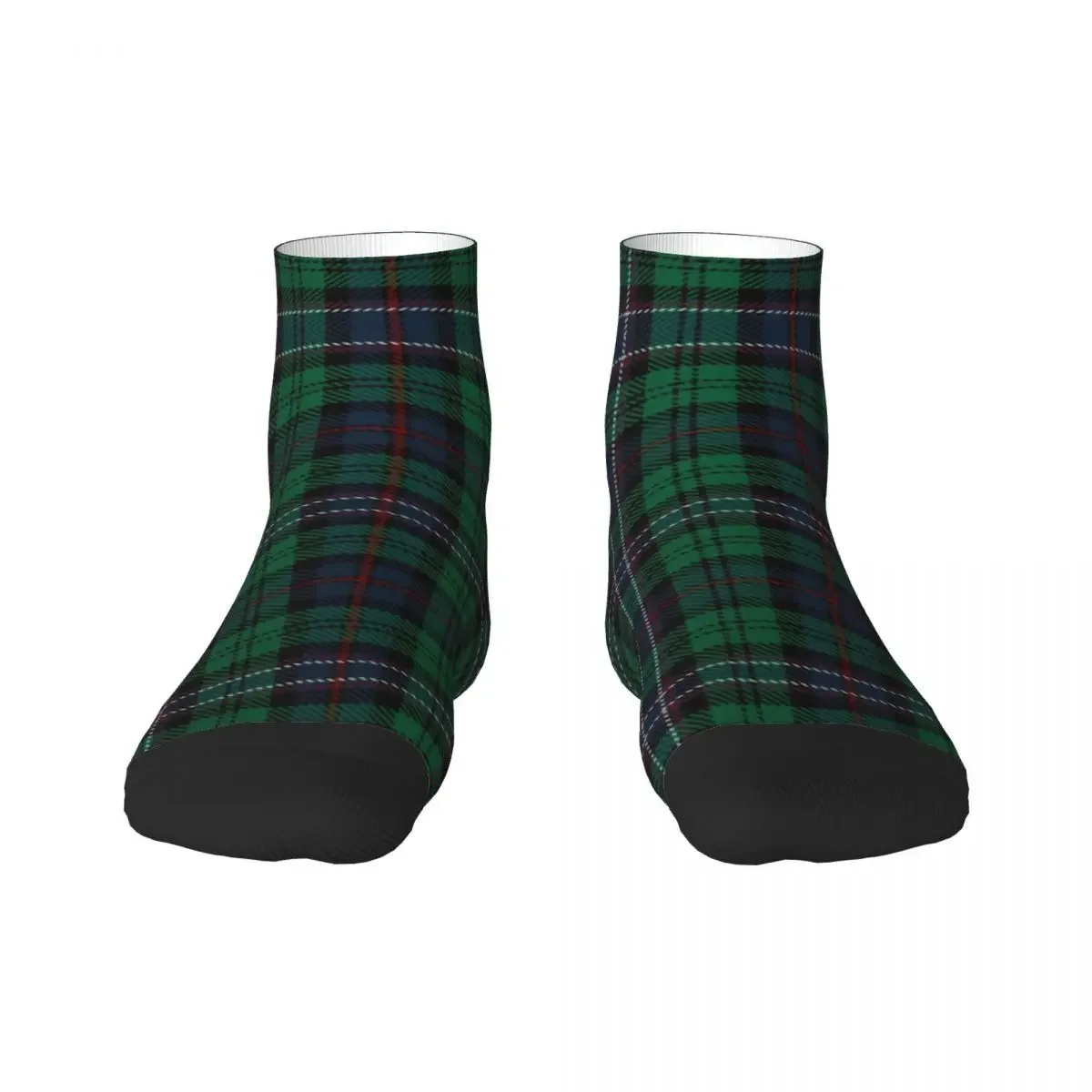 Funny Scottish Tartan Socks Men Women Warm 3D Printed Popular Gingham Plaid Sports Basketball Socks