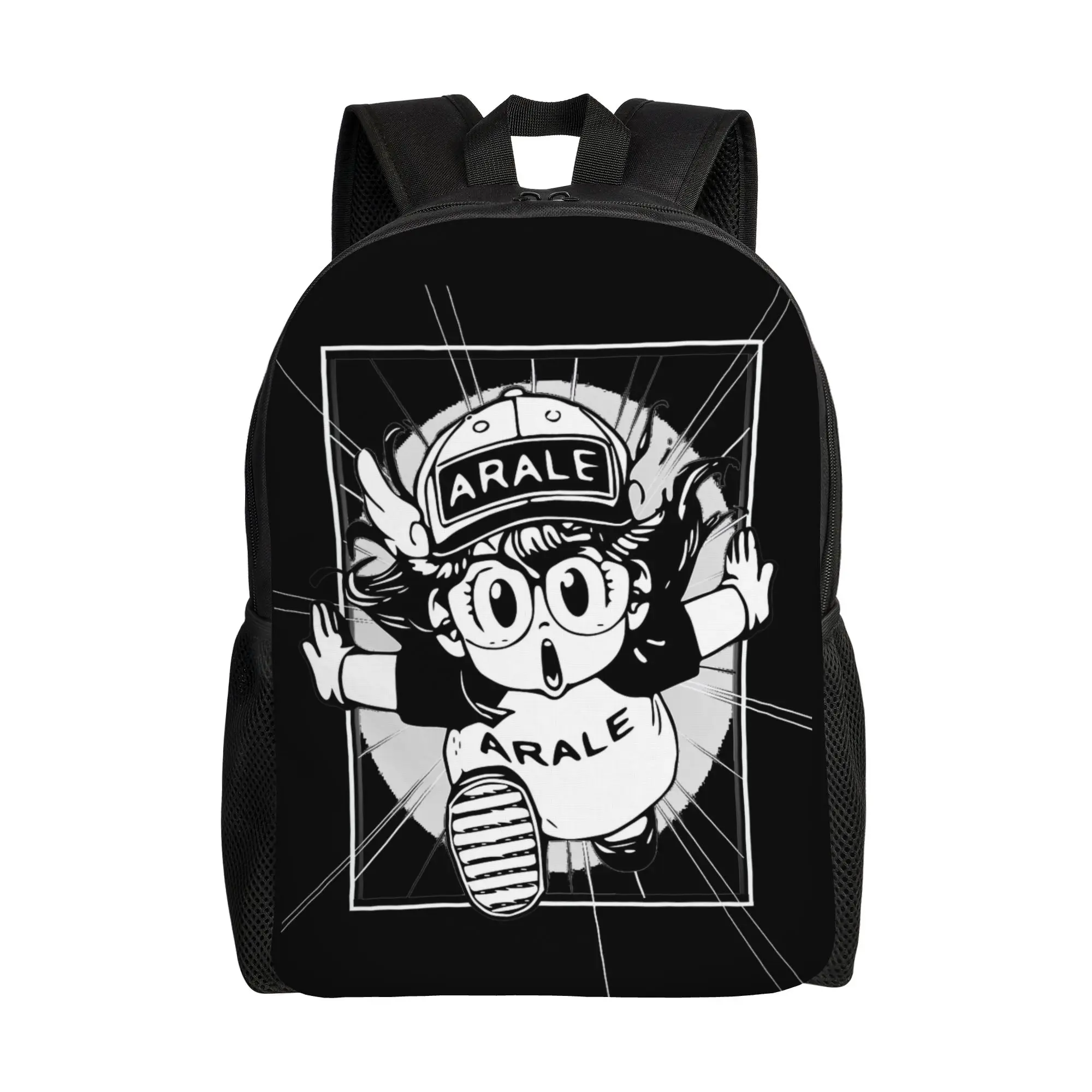

Рюкзак Arale Dr Slump в стиле аниме для мужчин и женщин, повседневный, для школы и работы, Toriyama Manga, 90-е годы, для ноутбука, из холщовой ткани, легкий
