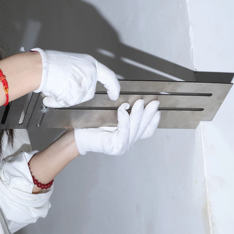 Double Orientation Stainless Steel Leveling Device Alignment Tool For Wall Corners And Ceiling Seam Adjustments D2RD