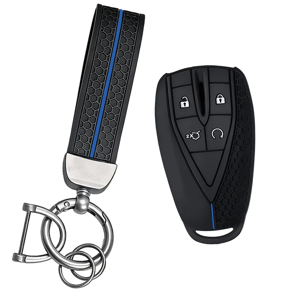 New Silicone Car Key Case Cover Key Chain For Changan CS35PLUS CS35 Plus CS55 PLUS CS75 PLUS Eado UNI-T UNI K Oushang X5 X7 EV