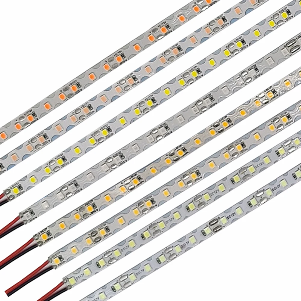 Bande Lumineuse LED Flexible en Forme de S pour Enseigne au Néon, Guirxiété Pliable, 1-10m, 20m, 6mm, DC 12V, 2835SMD, 120LED/m