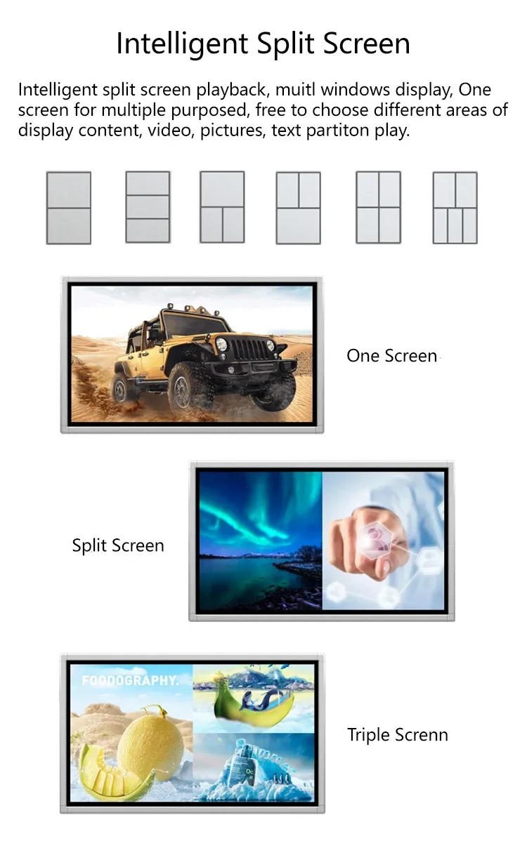 Horizontal Query Touch Inquiry All-In-One Machine 32/43/50/55/65/80 Inch Multimedia Advertising Machine