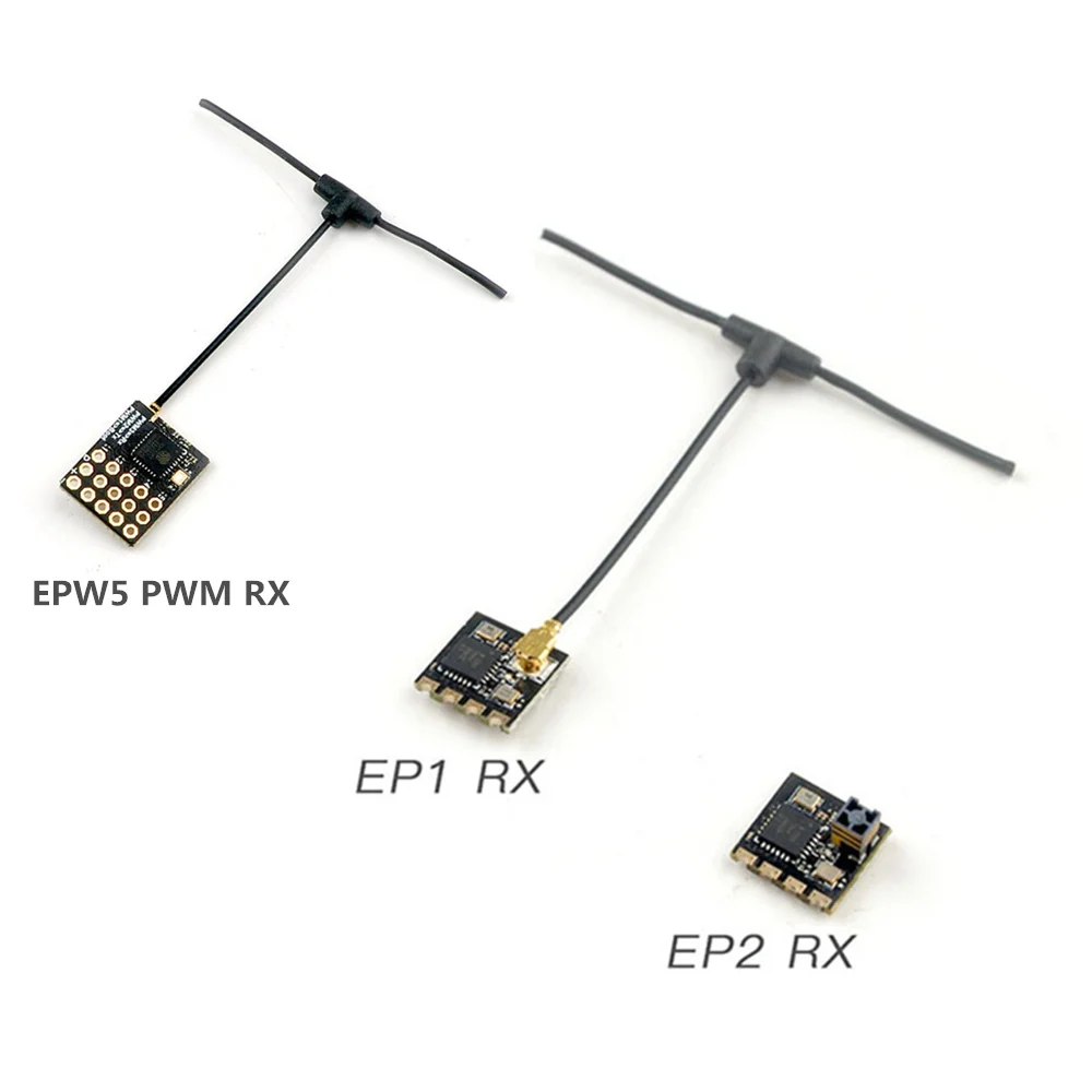 HappyModel EP1 EP2 EPW5 2.4G ExpressLRS ELRS Nano Long Range Receiver RX for ES24TX Series RC Airplane FPV Long Range LR4 LR7