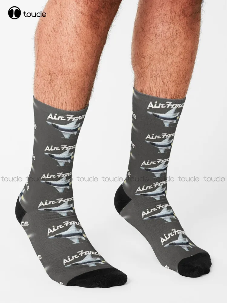 Air Force Jet Plane Military Plane Fighter Jet Fast Jet Aviation Veteran Usa Military Socks Cozy Socks Design Cute Socks