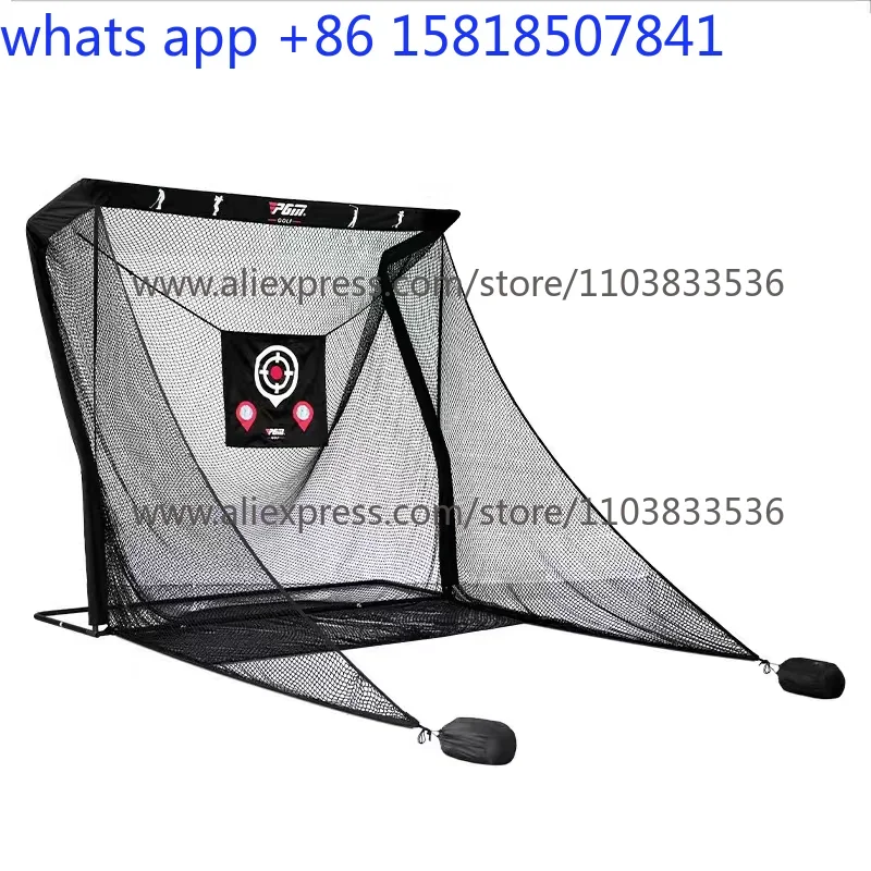 PGM Golf Training Hitting Net for Driving Range with Enlarged Side Protection Indoor Outdoor Golf Practice Equipment