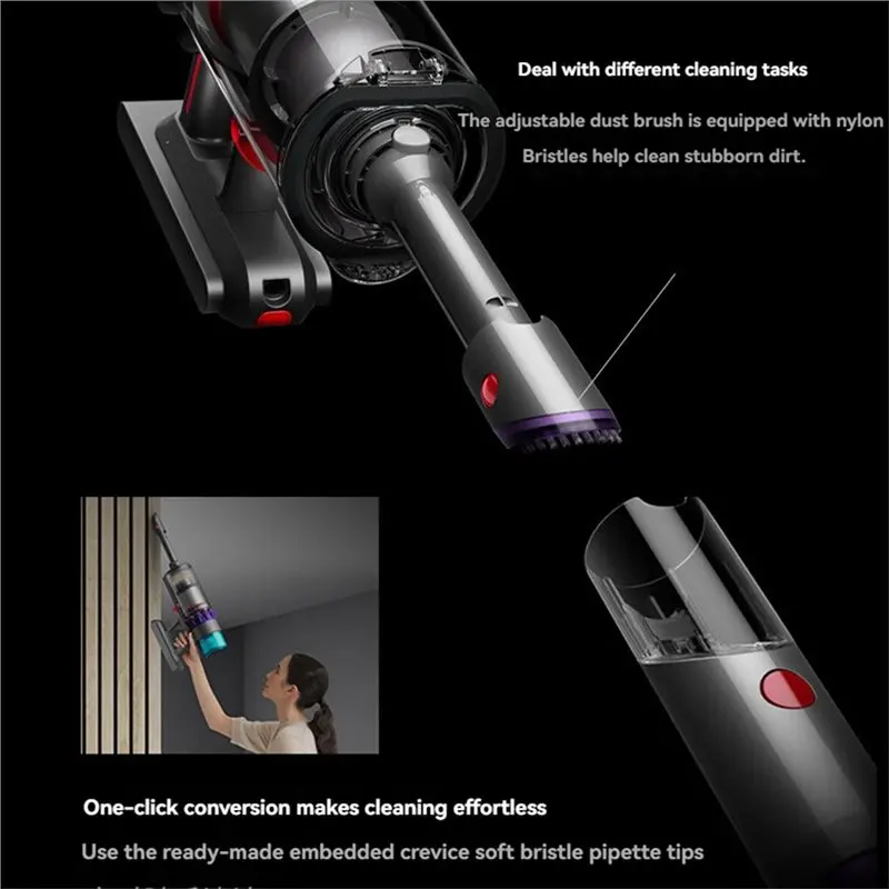 【مفاجأة】قضيب تمديد الفراغ لأجزاء ملحقات عصا الأنابيب المرفقة بالمكنسة الكهربائية Dyson G5 بطول 69 سم #5