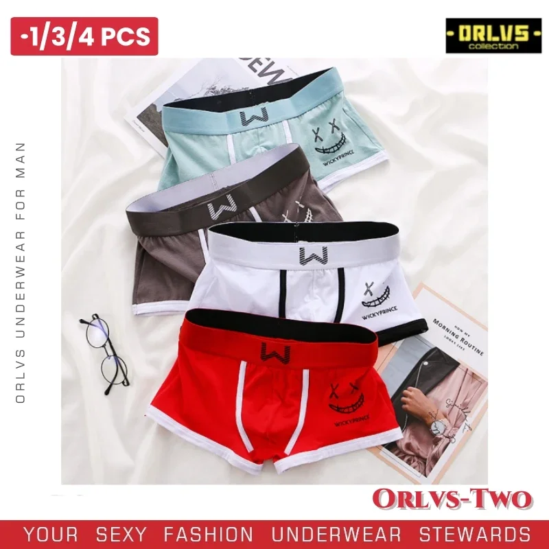 

Men's Cotton Boxer Shorts Pack of 1/3/4 U-Convex Breathable Comfortable Printed Underwear M-5XL