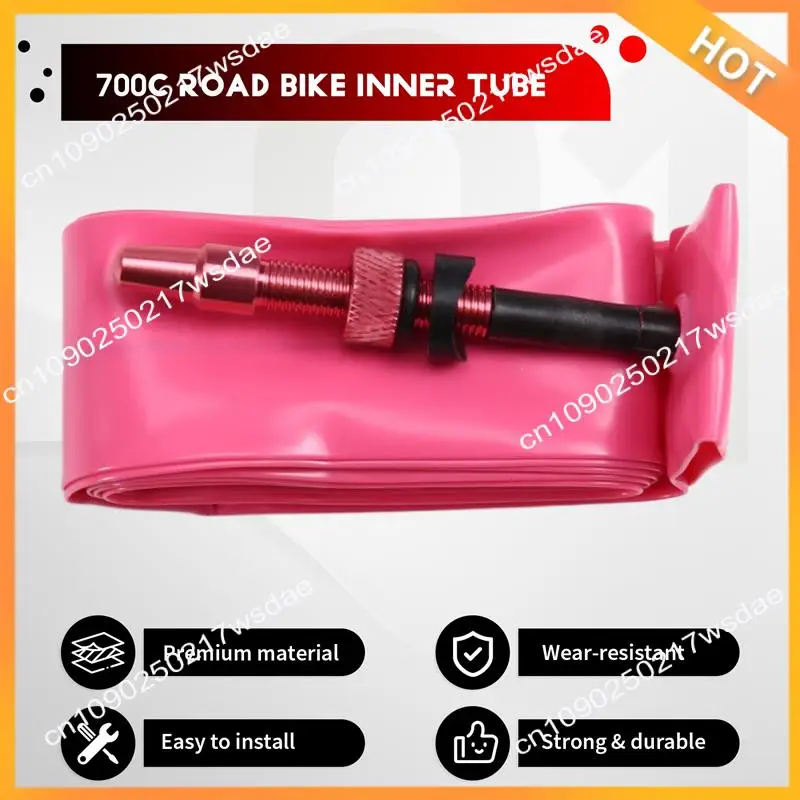 

X08A 700C Внутренняя трубка из ТПУ для шоссейного велосипеда Трубка с внешней резьбой Трубка с внешней резьбой для шин 700X18-32C