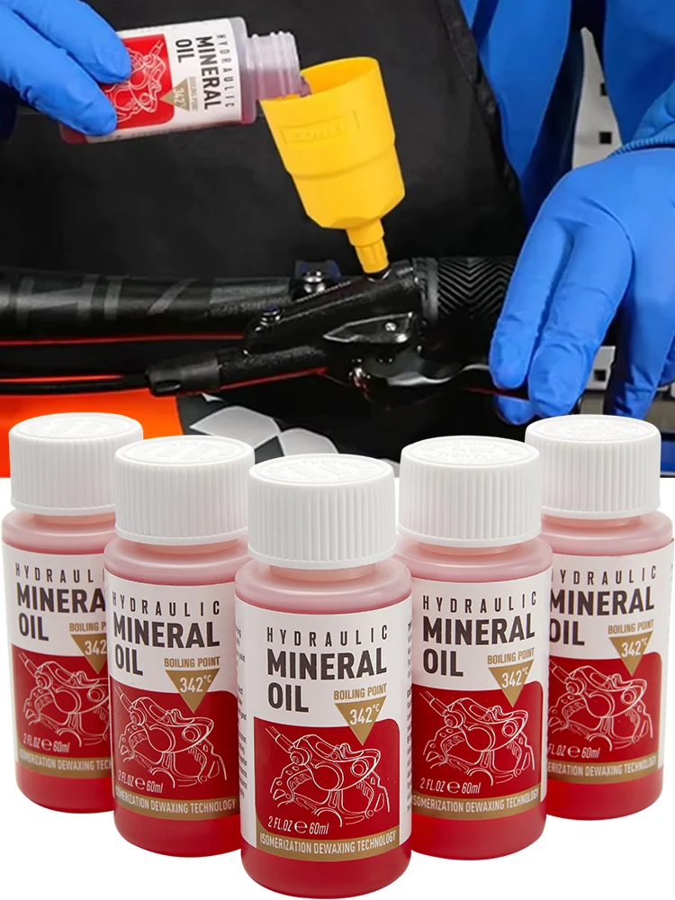 AliExpress NONE Bicycle Brake Fluid Mineral Oil System Fluid Cycling Mountain Bikes for Bike Accessorie Oil Injector Hydraulic Disc Brake Oil