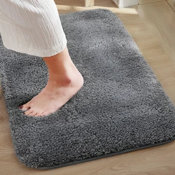 Bathroom absorbent mat quick drying non slip bathroom floor mat bath rug carpet bathroom floor mat bathroom bedroom carpet