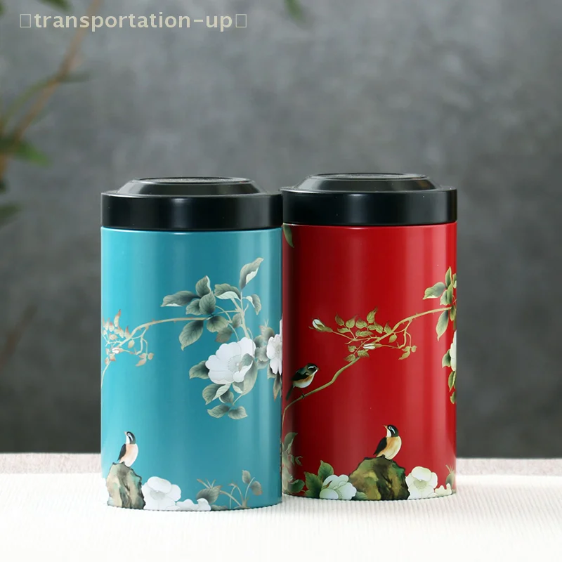 فارغة القصدير براد شاي صندوق شاي تخزين منزلي المحمولة براد شاي مختومة وعاء طاولة القهوة لغرفة المعيشة اكسسوارات الديكور