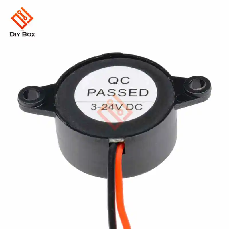 High-Decibel SFM-20B DC3-24V Durable Piezo Electronic Buzzer Alarm 95DB Continuous Sounder Buzzer Active Piezoelectric Buzzer