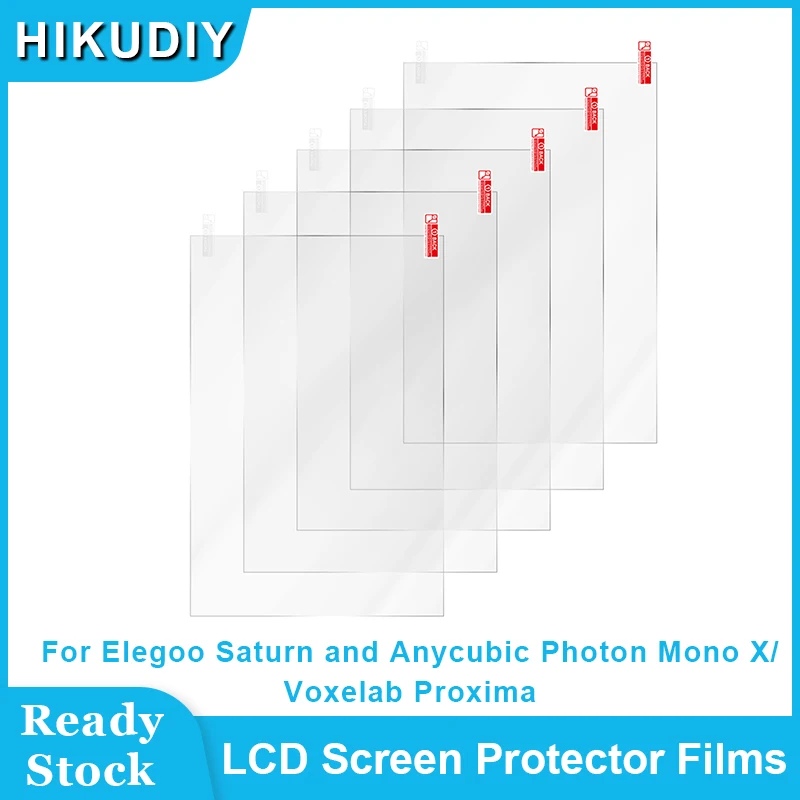 HIKUDIY 8.9 inch LCD Screen Protector Film for LCD Resin 3D Printer Elegoo Saturn and Anycubic Photon Mono X/Voxelab Proxima