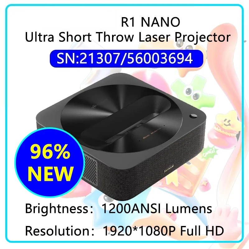 Discount Clearance Laser Projector, High Definition Laser Projection Device for Home Theater