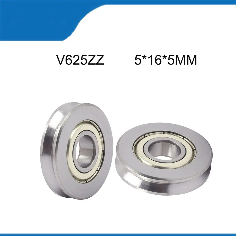 V625/90 V625/120ZZ  20PCS  (5*16*5MM) High Quality Hot Sell  Corrosion Resist V Type Deep Groove Miniature Ball Bearings ABEC-1