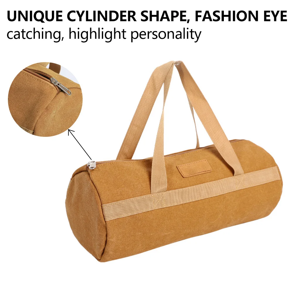 Cylinder Tools Storage Bag Large Capacity Thickened Camping Tent Peg Bag Sundries Storage Bag Tool Bag Travel Supplies
