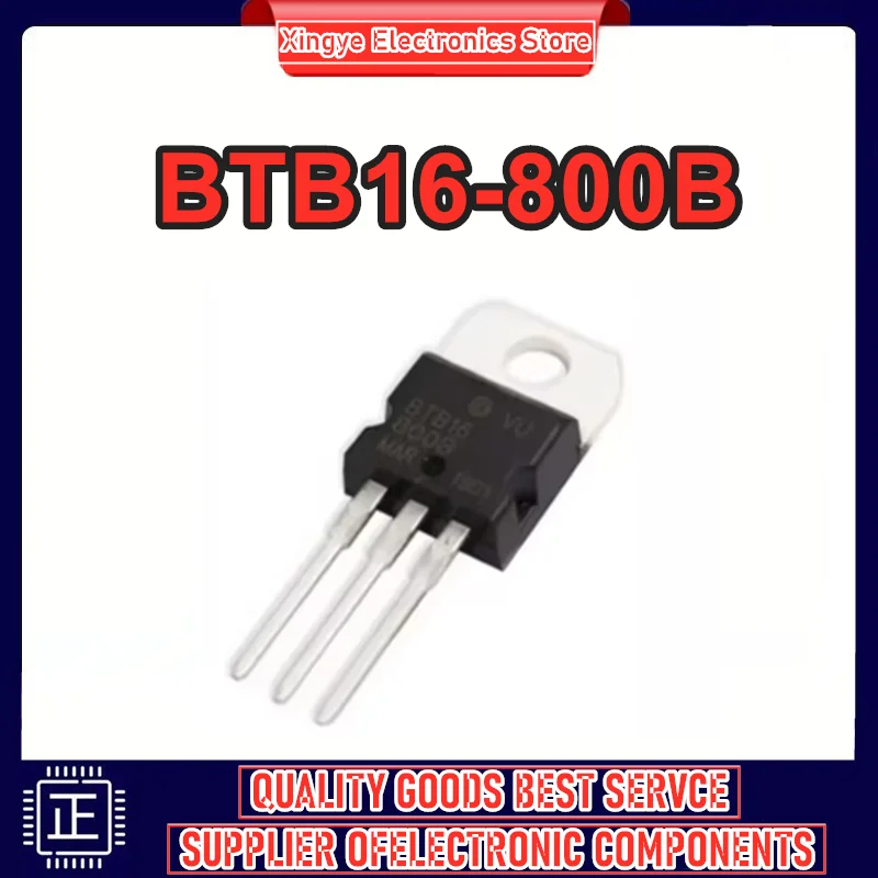 

10PCS BTB16-800B BTB16-800 BTB16 BTB ST IC Chip TO-220 in Stock 100% New Origin