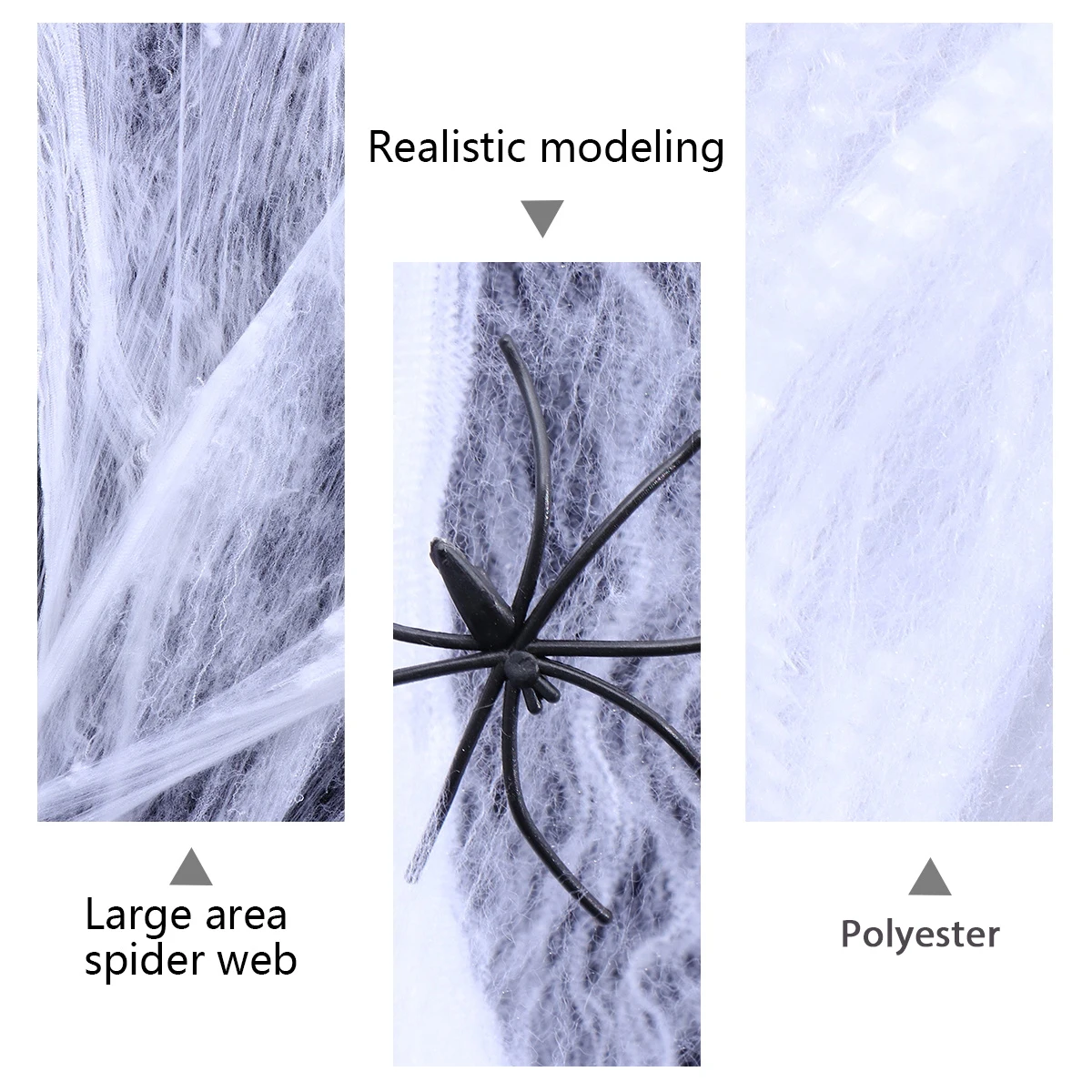 

1 Set Halloween Spider Web Decor With Spiders Realistic Cobwebs For Indoor Outdoor Haunted House Partyhalloween Yard Decorations