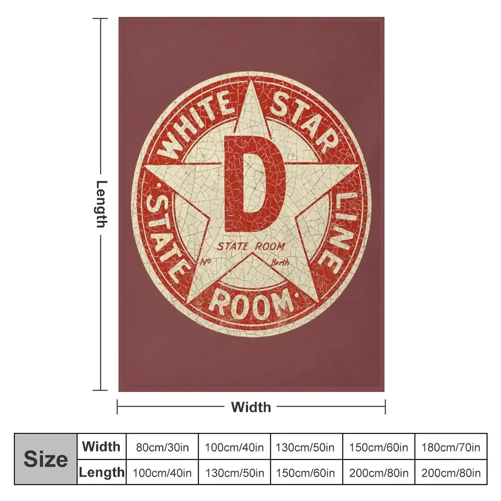 New White Star Line T-ShirtWhite Star Line - Badge Throw Blanket heavy to sleep Luxury Designer Picnic Softest Blankets