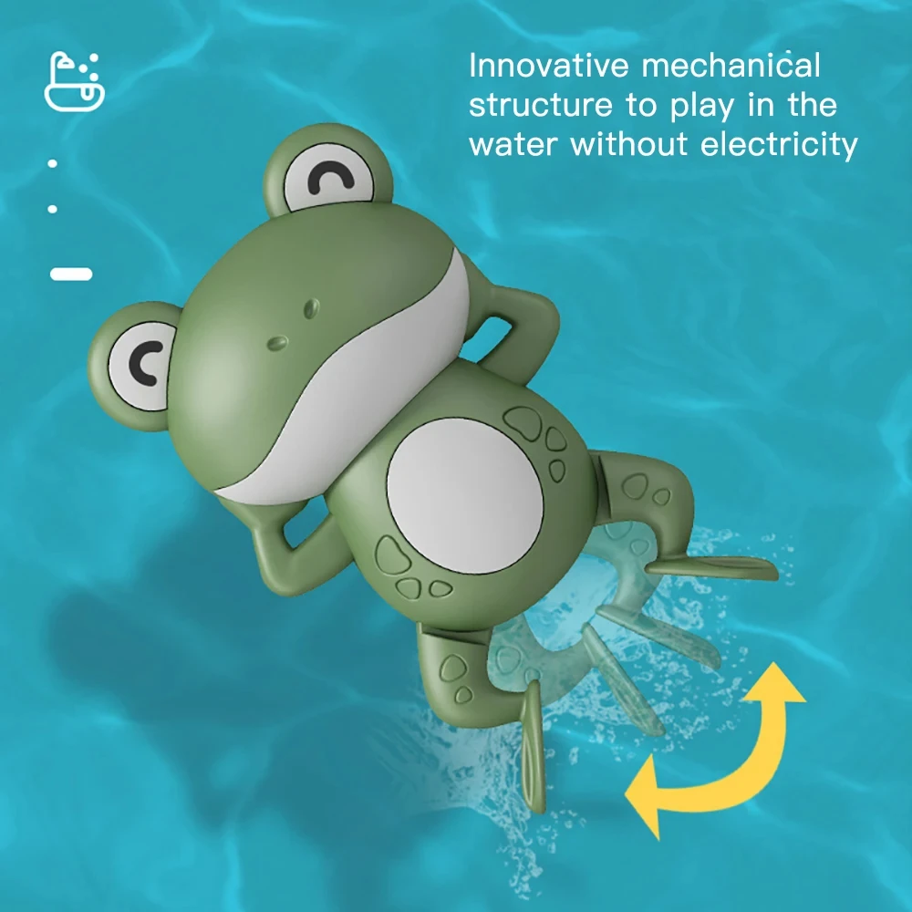 

Baby Shower Clockwork Cute Animal Swimming Frog When Baby Bath In Bathroom Baby Water Toy Kids Clockwork Bath Toys Bathroom Toys