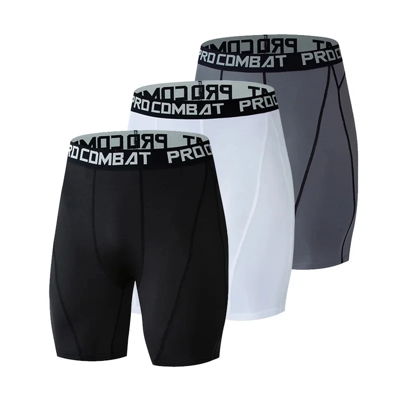1 Article High Performance Men's Compression Shorts with Pocket - Quick Dry, Breathable, and Stretchy Base Layer for Sports, Gym