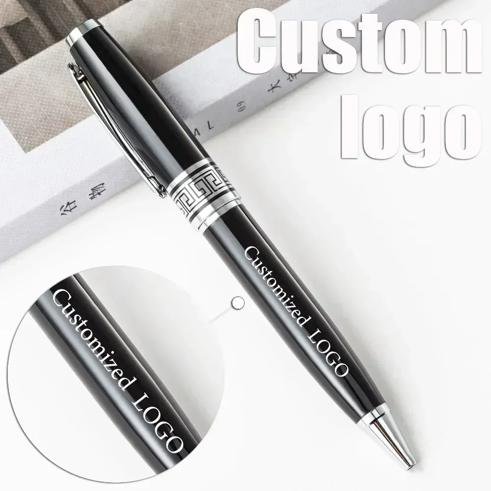 

Metal Ballpoint Pens, Custom Logos, Business Advertising Gifts, Signature Pens, Writing Office Stationery Supplies, Ball Pens