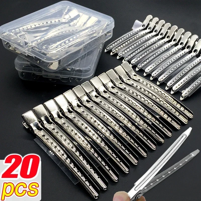 Professional Hair Salon Fixed Clips Ladies Styling Sectioning Hairpin Clamps Curl Hair Root Fluffy Hair Clip Hairdressing Tools