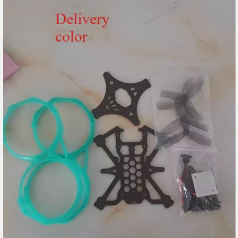 Kit de cadre en carbone pour DJI Avata 3.5 pouces, avec vis de moteur et support de caméra d'action