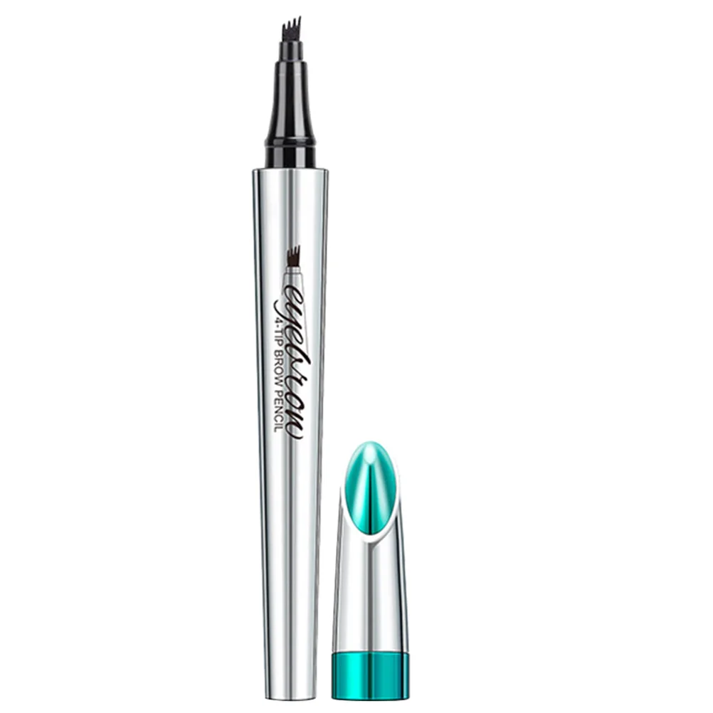 Lápiz de cejas resistente al agua, lápiz líquido para cejas, marrón oscuro, larga duración, a prueba de manchas, resistente al sudor, herramienta de maquillaje para cejas
